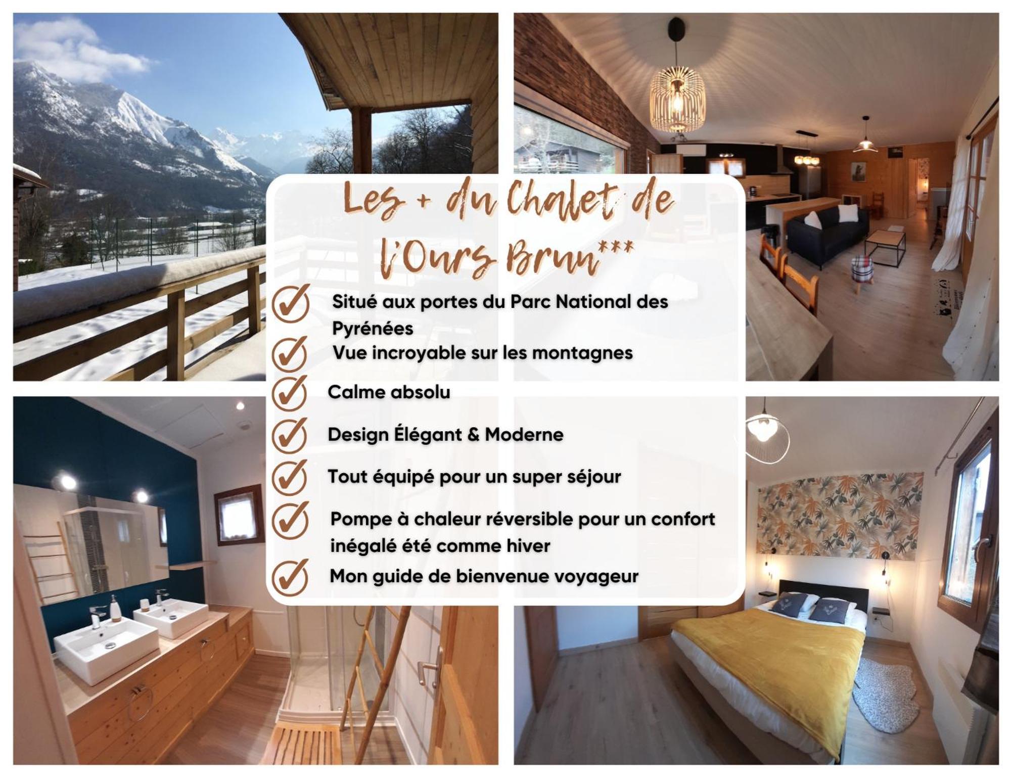Chalet De L'Ours Brun, Gite 3 Etoiles Gere-Belesten Εξωτερικό φωτογραφία